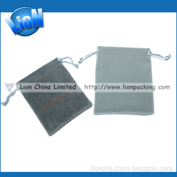 Attractive Jewelry Drawstring Promotion Velvet Pouch (R-031)
